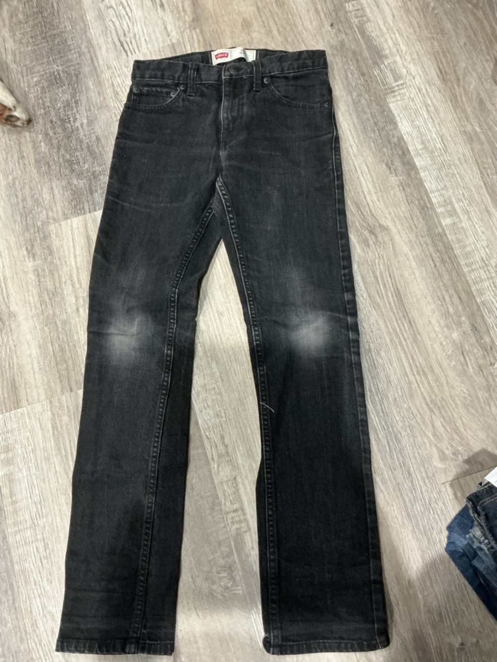 Levi's Black Straight-Leg Kids Jeans